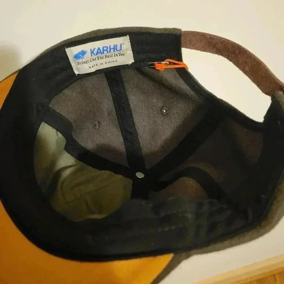 New KARHU LOGO CAP DARK OLIVE / BROWN SUGAR Wool - Picture 6 of 6